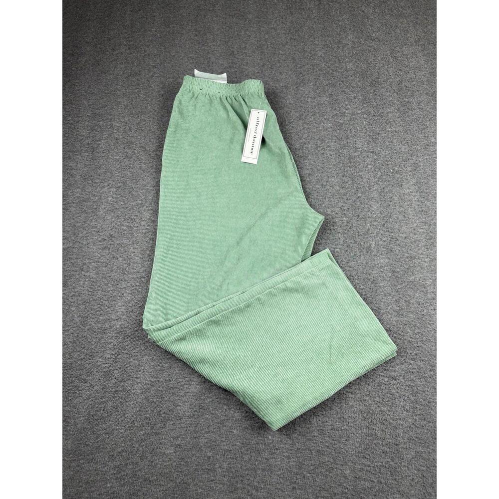 Alfred Dunner‎ St. Moritz Women's Corduroy Pants Size 16 Green